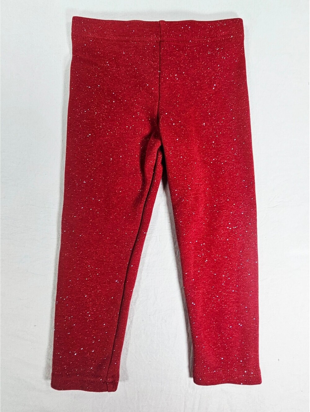 Carter's Toddler Red Glitter Leggings. Size 3T.  Holiday, Christmas